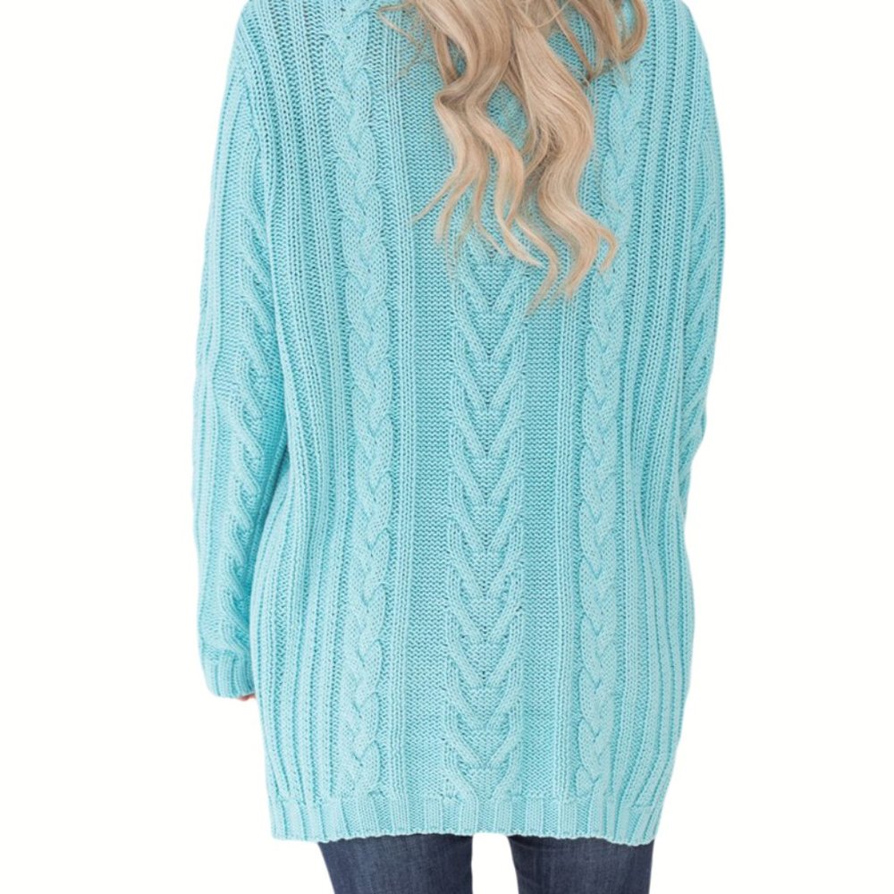 Cable Sweater Cardigan - Picture 4 of 5